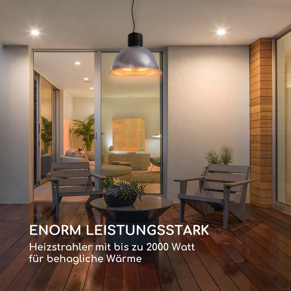 Інфрачервоний нагрівач Heatbell 2000 Вт, карбоновий нагрівальний елемент, алюміній (Німеччина, читати Рівне - фото 2