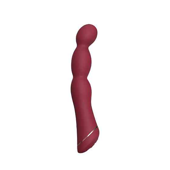 Вибратор классический гибкий Chisa Lust Ripple Lapper, бордовый Sex Aura Киев