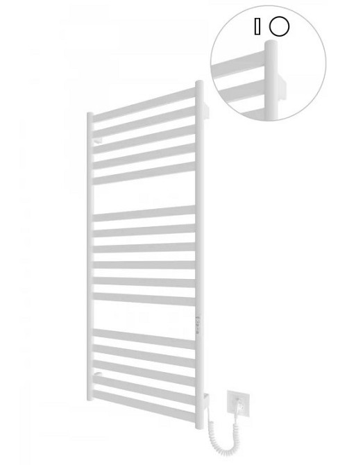 Электрический полотенцесушитель HF York 1170х530 TR K белый мат Киев - изображение 1