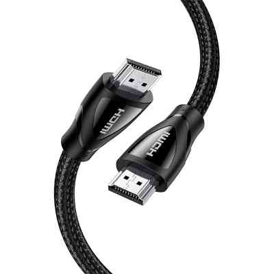 Кабель мультимедійний HDMI M to HDMI M 1.5m braided HD140 black Ugreen (80402) Вінниця