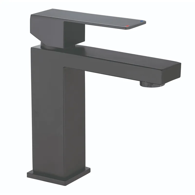 Смеситель для умывальника Mixxus KUB-001 в графитовом цвете из нержавеющей стали MI6349 Харьков - изображение 1