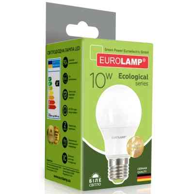 Лампочка Eurolamp LED А60 10W E27 4000K 220V (LED-A60-10274(P)) Винница