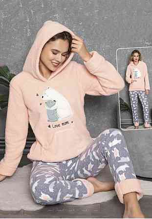 Піжама флісова жіноча Персиковий 2XL Харків