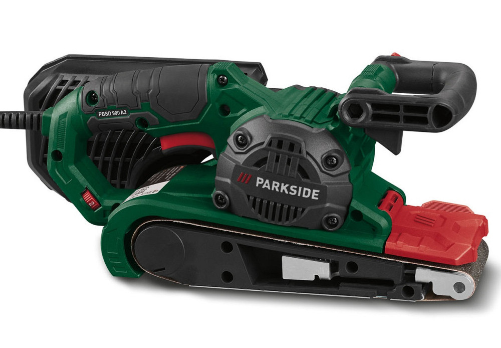 Ленточная шлифовальная машина с 2 зажимами Parkside (PBSD 900 A2) 900 Вт Нововолынск - изображение 9