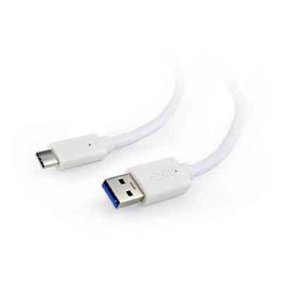 Дата кабель USB 3.0 AM to Type-C 1.8m Cablexpert (CCP-USB3-AMCM-6-W) Вінниця