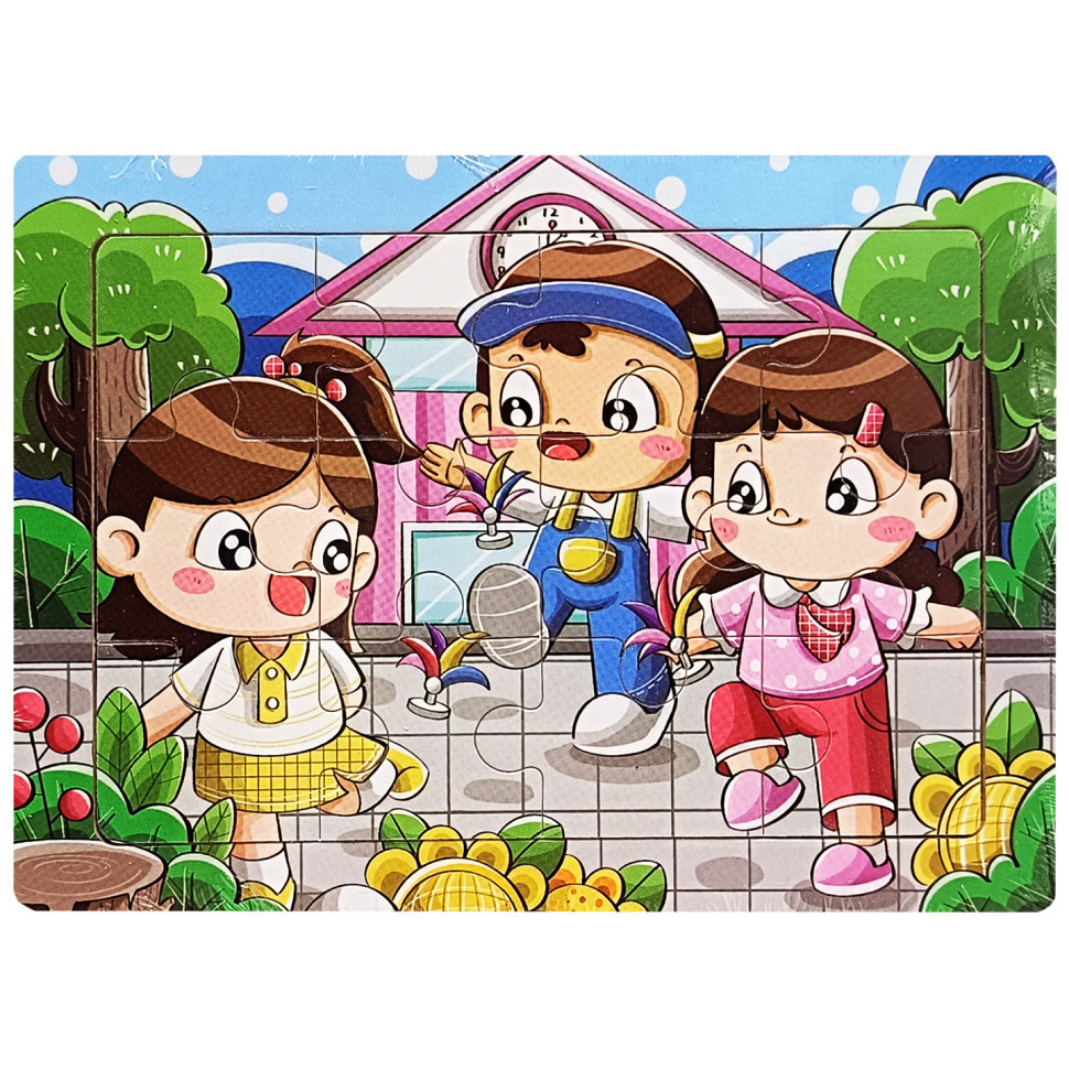 Детский деревянный пазл-вкладыш 