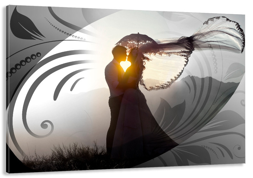 Картина холст в гостиную / спальню Закохані    MLP_160 50x100 см Киев - изображение 1