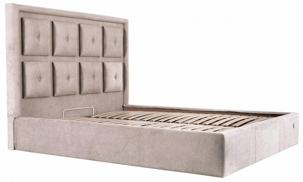 Кровать Двуспальная Windsor Comfort 160 х 190 см Мисти Mocco С подъемным механизмом и нишей для белья Мокко Днепр - изображение 13