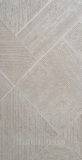 Шпалери вінілові на флізеліні Ritus Marburg метрові геометрія під плитку структурні світло-бежеві 35409 Київ - фото 2
