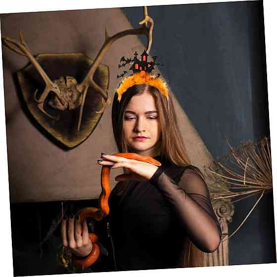 Обруч для волосся Toddmomy Halloween чорний роги аксесуар на голову на Хелловін карнавальний для дівчат Київ