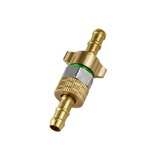 Штуцер М14x1.5 с корпусным шестигранником под шланг 8мм, елочка, латунь Вінниця