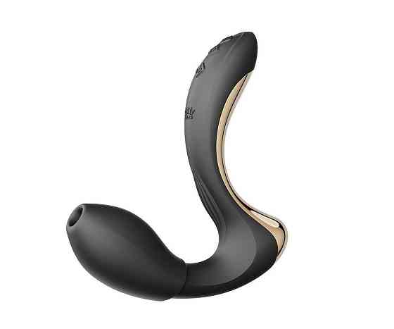 Вібратор-пульсатор з вакуумною насадкою Zalo – Talis G-Spot PulseWave Vibrator Obsidian Black Sex Aura Київ