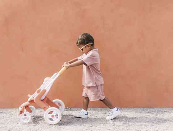 Коляска для ляльки Smoby Baby Nurse Теракотова пудра Київ