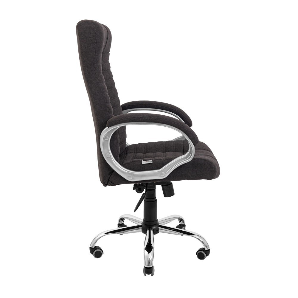 Офисное кресло руководителя Atlant Хром M1 Tilt Шоколадный Киев - изображение 3