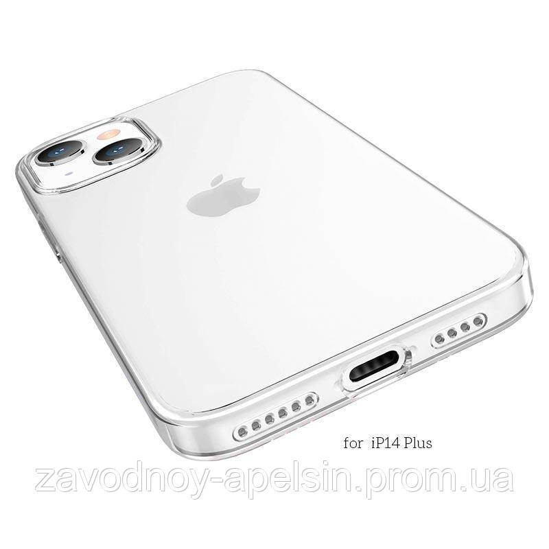 Iphone 14 Plus Прозрачный чехол Премиум качество (hoco) Одесса - изображение 3