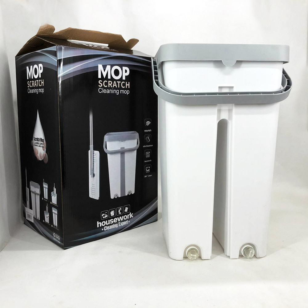 Швабра авто отжим для уборки, Швабра с отжимом с хорошим ведром Турбо ведром AW-89 Ивано-Франковск - изображение 1