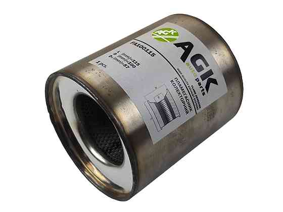 Вставка каталізатора в колектор 100/115 (діаметр/висота) зварна, нержавіюча сталь AGK замість Мукачево