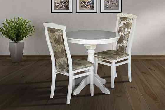 Стіл Чумак-2 розкл (D=80)+30), слон кістка Днепр