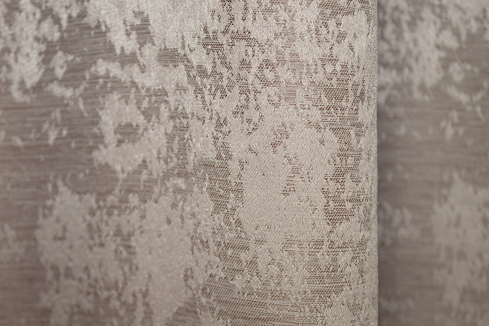 Комплект коротких штор VR-Textil Жакард Sultan YL № 1290ш Бежево-пудровий 130х170 см 2 шт (35-0085) Київ - фото 6