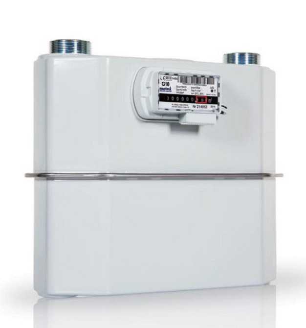 Газовый счетчик Metrix UG G10 мембранный внутренний счетчик газа для помещений без термокорректора Apator Metrix Польша Тернополь - изображение 1