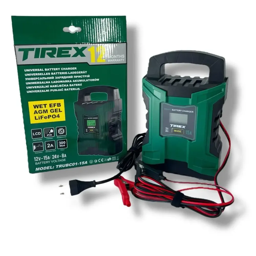 Зарядний інвертор TIREX TRUBC01-15A для автомобільних акумуляторів, Німеччина Івано-Франківськ - фото 6