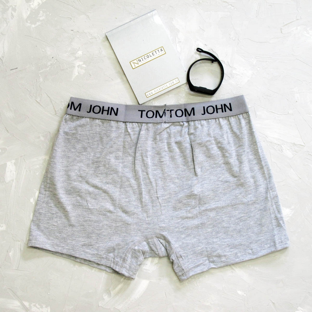 Труси-шорти чоловічі однотонні Меланж — Tom John 2054 Київ - фото 3