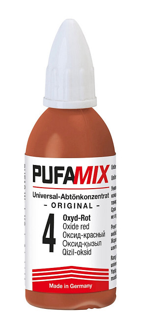 Барвник  універсальний PUFAMIX №4 оксид-червоний 20 мл Київ - фото 1