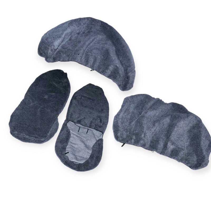 Чохли універс. "хутряні" овчина темно-сіра №8 салону Мукачево - фото 1