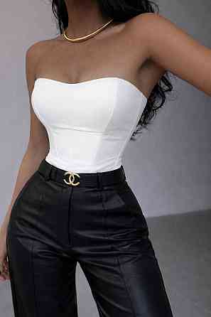 Жіночий базовий корсет костюмка Lux Молочний, 42 Одеса