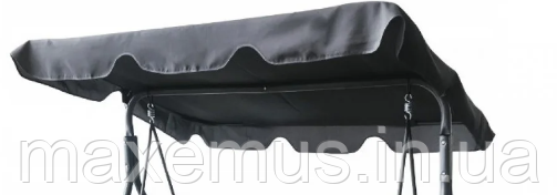 Садовые качели Botro B703 A с навесом и подушками качели для сада и дачи серая с салатовыми подушками Мостиська - фото 16