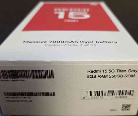 REDMI  15 5G Titanium  Grey 8GB/256GB. Харьков