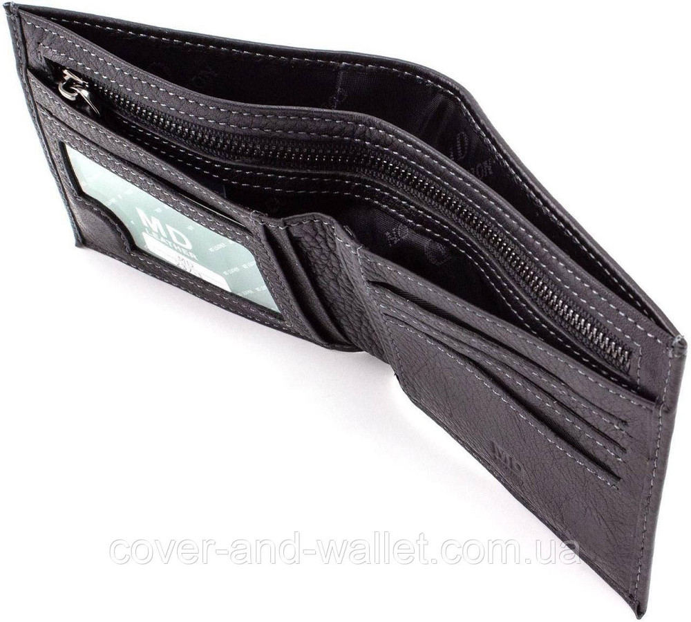 Стильний чоловічий гаманець із натуральної шкіри на магнітах Marco Coverna 237-1 Київ - фото 1