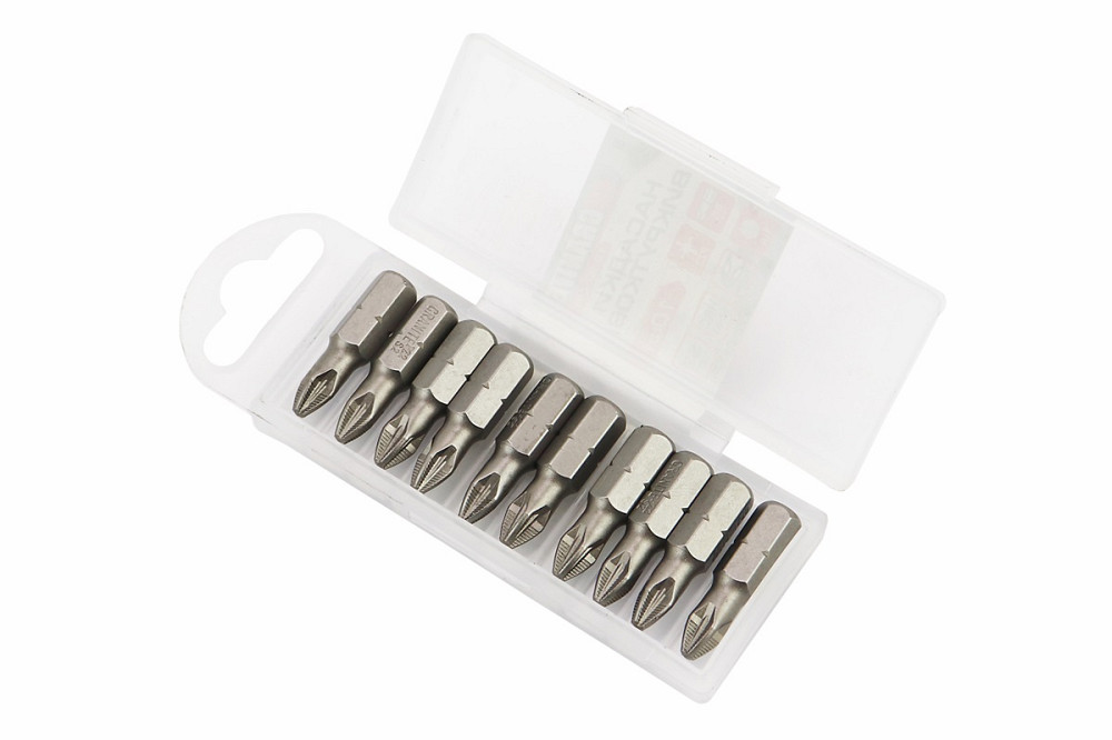 Біта PZ2 25мм 1/4" S2 10шт 10-92-251 Київ - фото 1