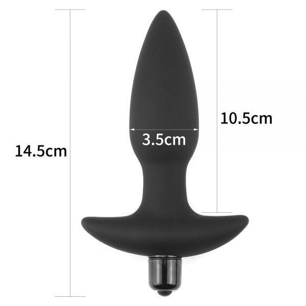 Анальный плаг с вибрацией Vibrating Anal Plug Sex Aura Киев - изображение 2
