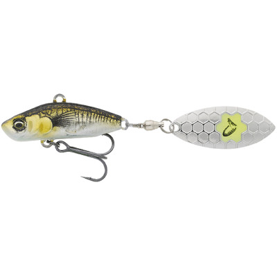 Блешня Savage Gear 3D Sticklebait Tailspin 73mm 13.0g Green Silver Ayu (1854.43.95) Вінниця - фото 1