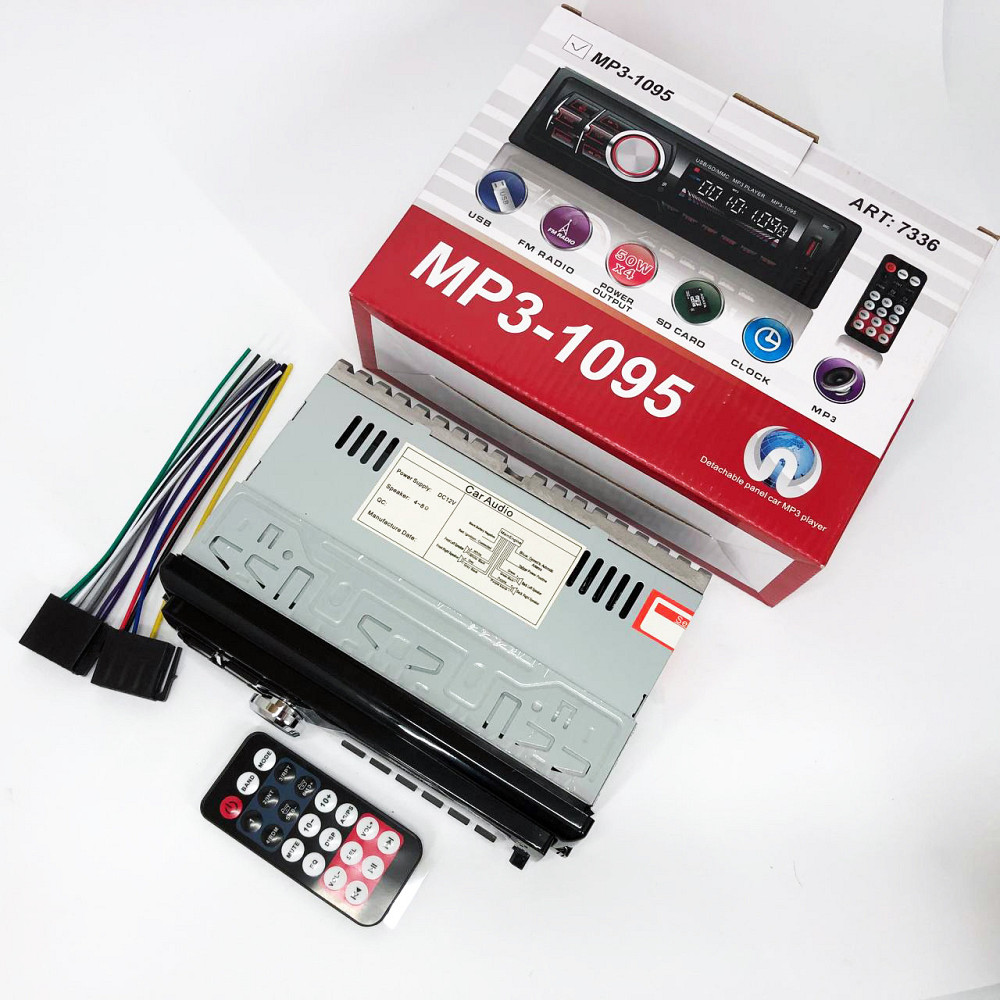 Авто магнітофони MP3 1095/7336 BT ISO, Бюджетна автомагнітола 1 din, Штатна автомагнітола HI-161 для машини Київ - фото 4