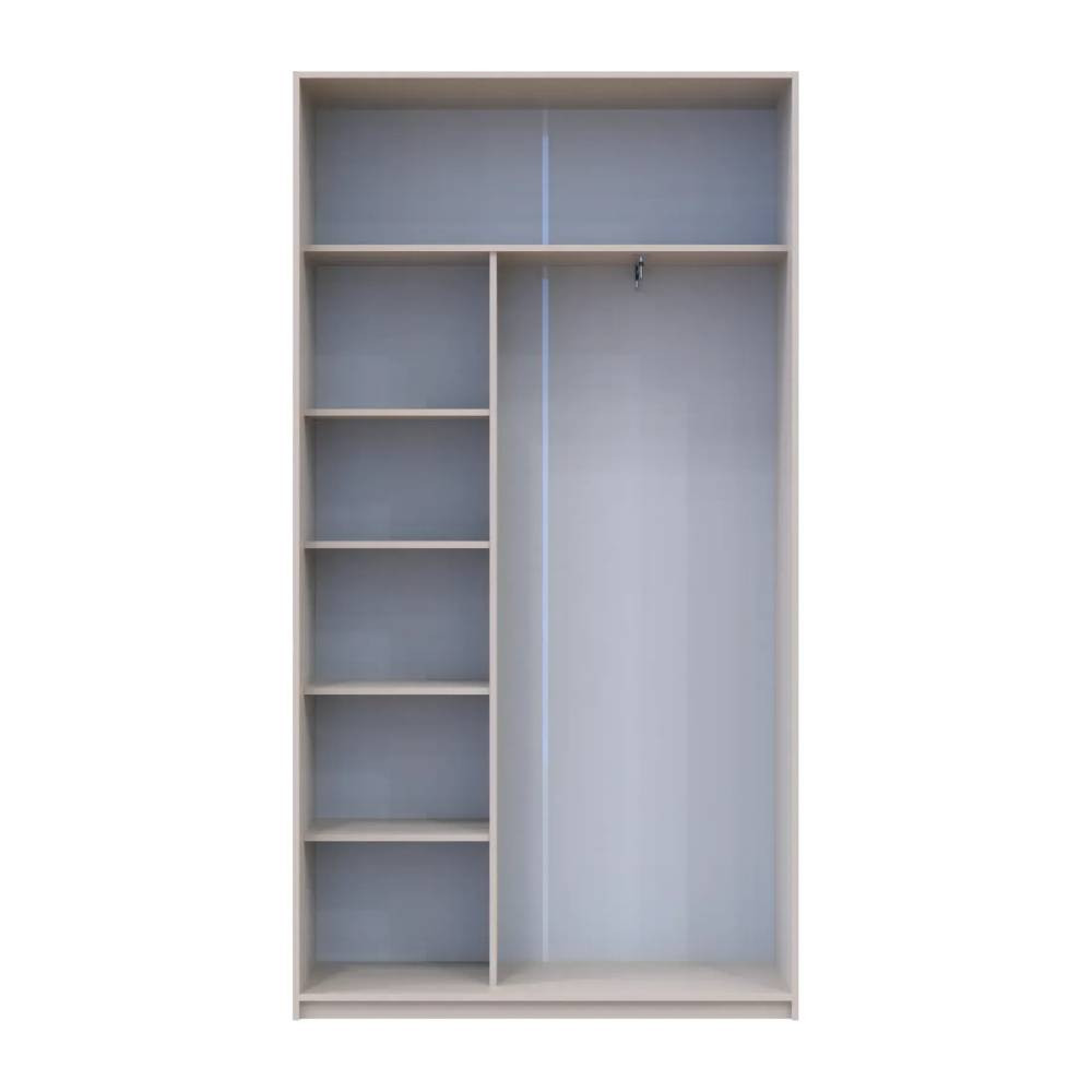 Шкаф-купе Doros Сити Лайт Кашемир 1 ДСП/1 зеркало 120х45х225 (80736338) Днепр - изображение 7