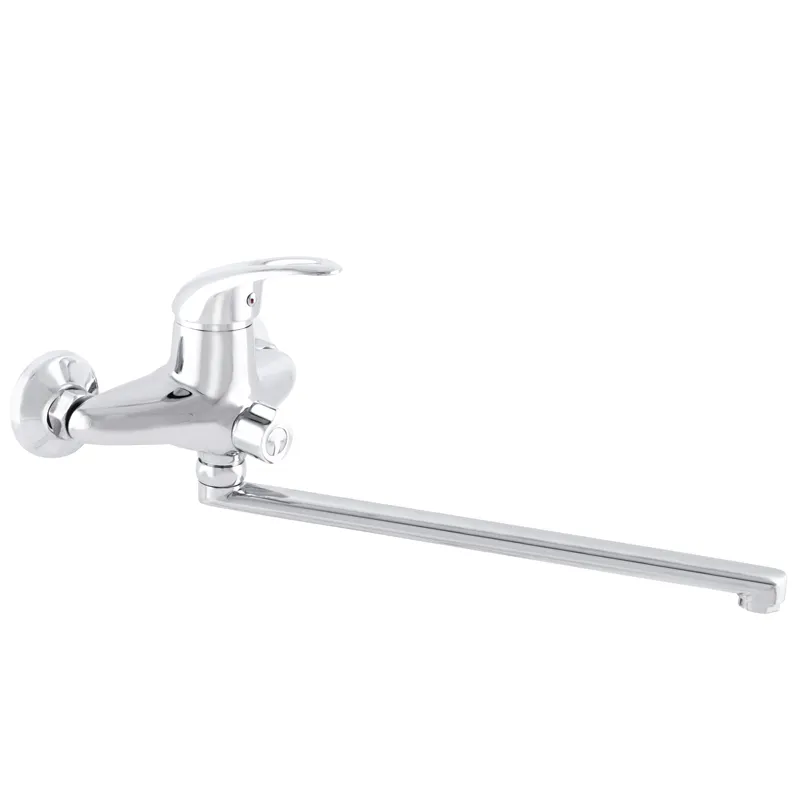 Смеситель для ванны Zerix NHK 048 с длинным изливом ZX0405 Харьков - изображение 1