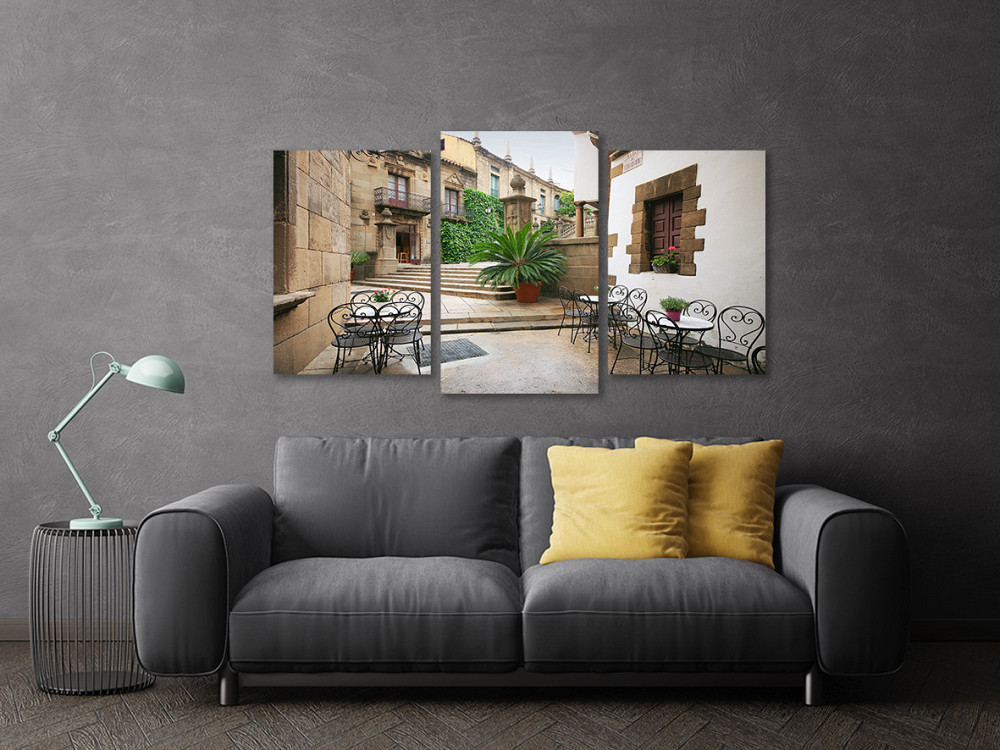 Модульна картина у вітальню/ спальню Атмосфера місто  Art-542_3 70x130 см Київ - фото 3