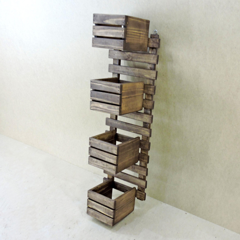 Полиця настінна для квітів "Форталеза" капучино Миколаїв - фото 8