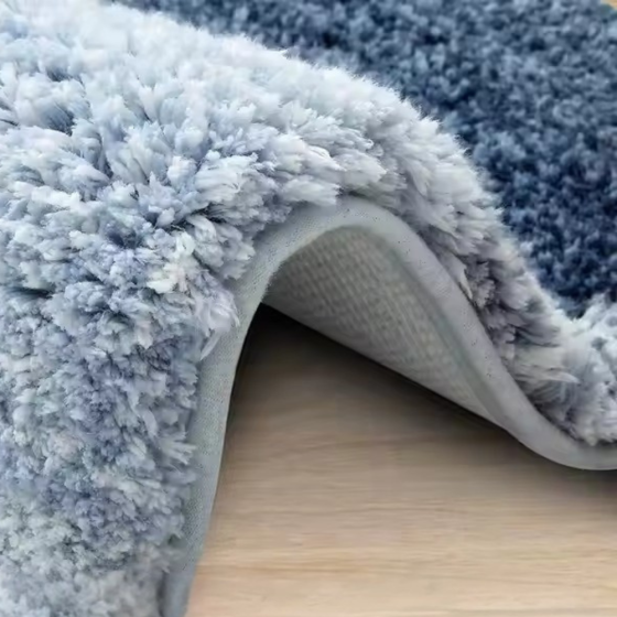 Коврик для ванной и душа коврик для ног в ванную комнату,микрофибра,атискользящий 51х76 см,градиент синий Каменец-Подольский