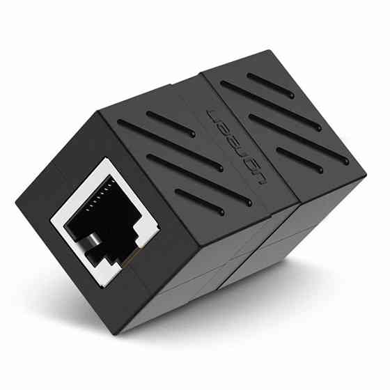 Соединитель витой пары RJ45 Ugreen NW114 20390 (Черный) Николаев