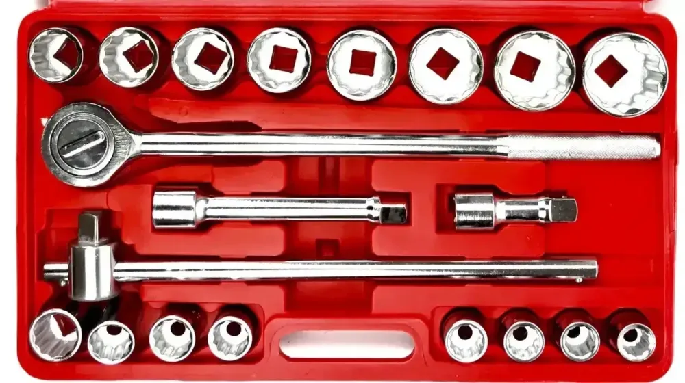 Набір головок торцевих LEX ,Набір головок 12-гранні LXSS-2112PT ,Комбіновані ключі великих розмірів  квадрат 3/4 Львів - фото 2