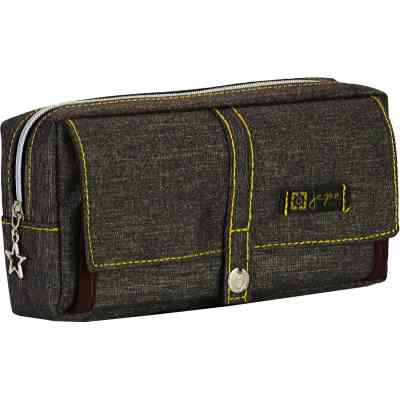 Пенал Cool For School 2 відділення Коричневий (J-2628-brown) Вінниця