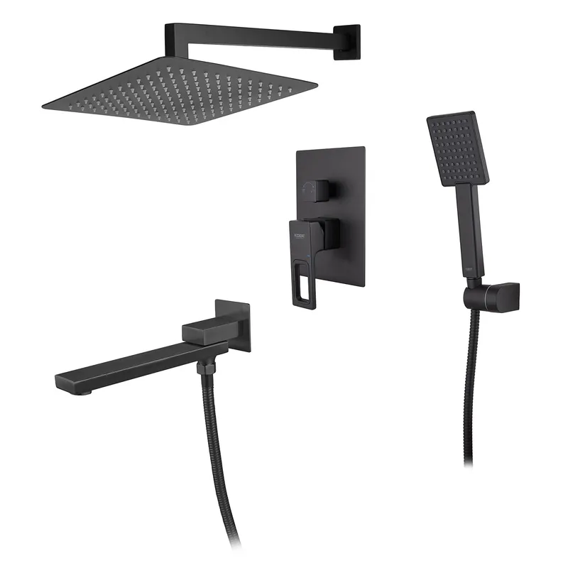 Встраиваемая душевая система со смесителем Koer KB-66009-05 (Цвет черный) (KR3509) Киев - изображение 1