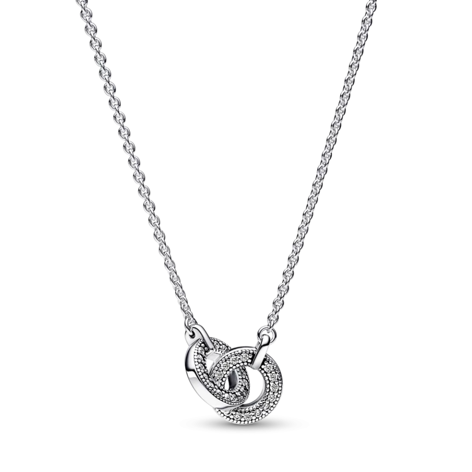 Срібне намисто з переплетенними кільцями MasterSem Київ - фото 1