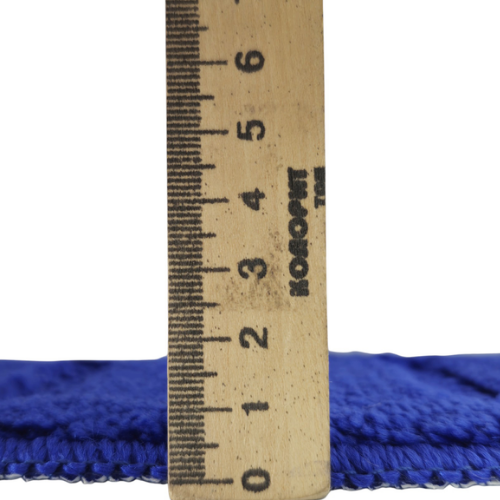 Набір килимків для ванної 2шт 60*100см+50*60см U-виріз Соти Standard синій поліпропілен Дариана Житомир