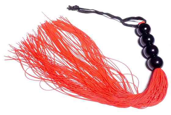 Силиконовый флогер ( длина 37 см ) Fetish Boss Series - Silicone Whip Red 14
