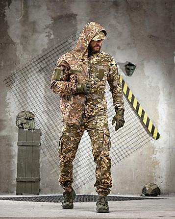 Тактичний костюм softshell 6в1 піксель ПП7860 Одеса - фото 3