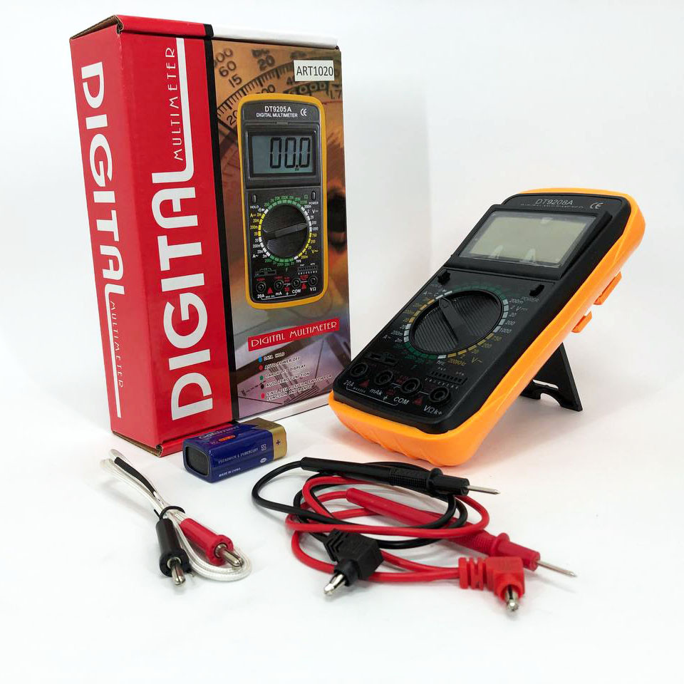 Портативний мультиметр цифровий Digital DT-9208A, Перевірений мультиметр побутовий FR-34 Львів - фото 15